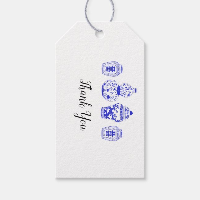 Customizable Ginger Jar Southern Gift Tags (Front)