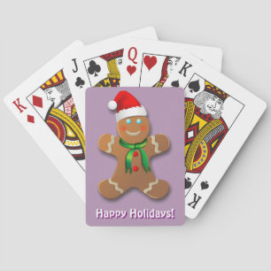 Customizable Gingerbread Man Playing Cards