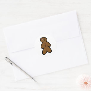 Customizable Gingerbread Man Sticker