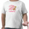 Customizable Giraffe girl second birthday shirt 2