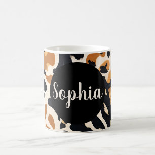 Customizable Giraffe Print Coffee Mug