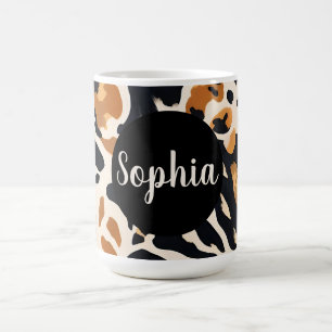 Customizable Giraffe Print Coffee Mug