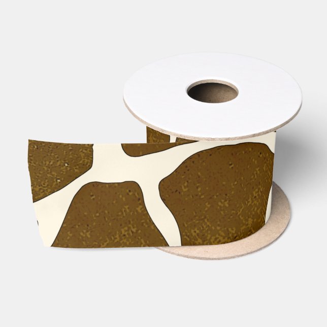 Customizable Giraffe Print Ribbon Satin Ribbon (Spool)