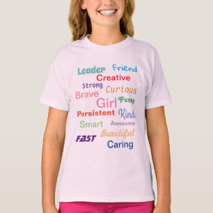 Customizable "Girl" Adjective T-Shirt