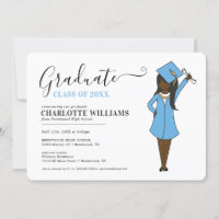 Customizable Girl Avatar | High School Graduation