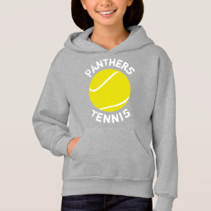 Customizable Girls Tennis Player Custom Team Name