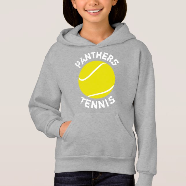 Customizable Girls Tennis Player Custom Team Name (Front)
