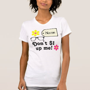 Customizable Girly Game Show Contestant T-Shirt