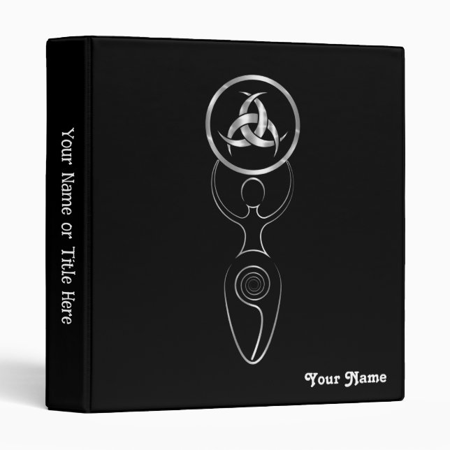 Customizable Goddess Symbol Binder (Front/Spine)