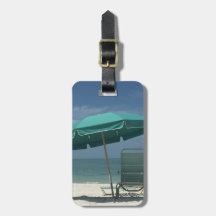 Customizable Going to the Beach Luggage Tag