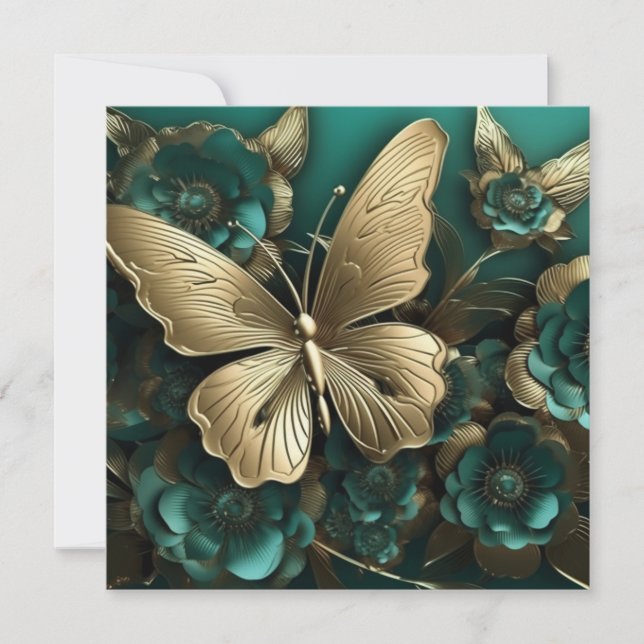 Customizable Gold Butterfly (Front)