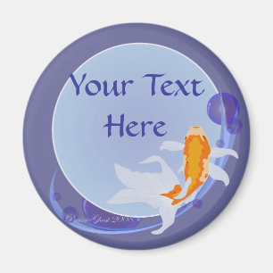 Customizable Goldfish Magnet 2