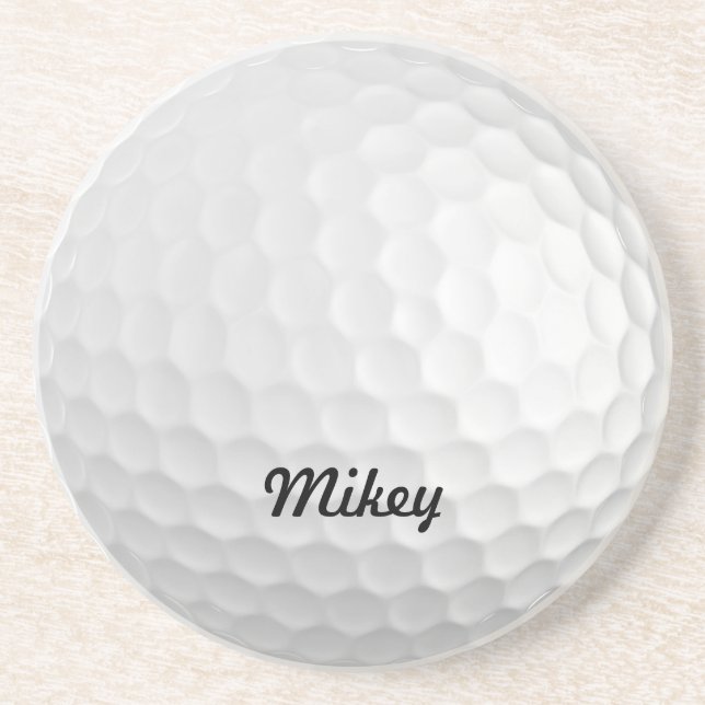 Customizable Golf Ball Coaster (Front)