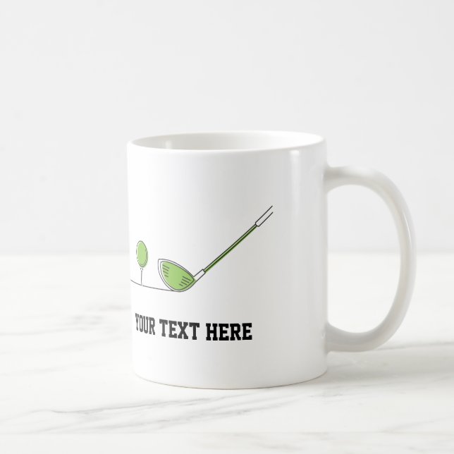 Customizable Golf Lovers Mug (Right)