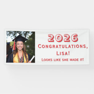 Customizable Graduation Banner