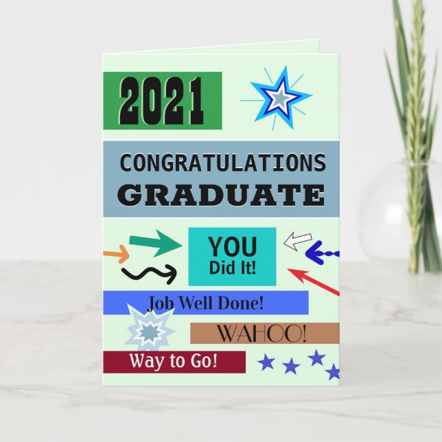 Customizable Graduation Card for Anyone (Front)