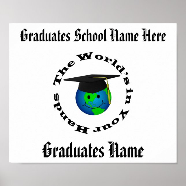 Customizable Graduation Certificate Poster (Front)