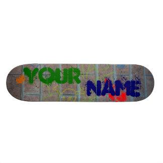 Customizable Graffiti Skateboard