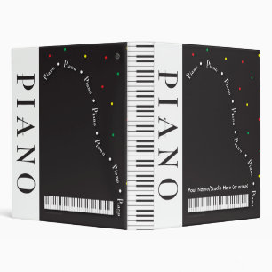 Customizable Grand Piano 1" Binder