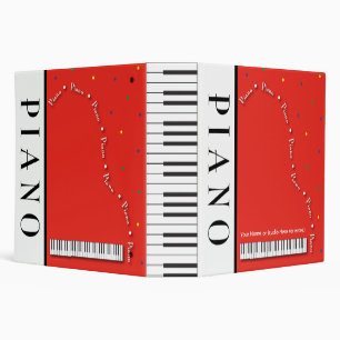Customizable Grand Piano 2" Binder