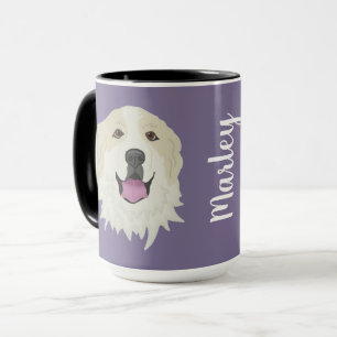 Customizable Great Pyrenees Badger Markings  Mug