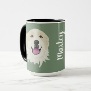 Customizable Great Pyrenees Badger Markings Mug