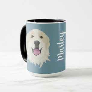 Customizable Great Pyrenees Badger Markings  Mug