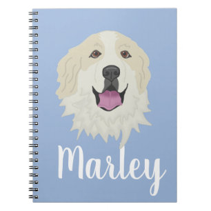 Customizable Great Pyrenees  Notebook