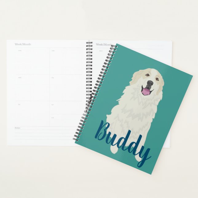 Customizable Great Pyrenees  Planner (Display)
