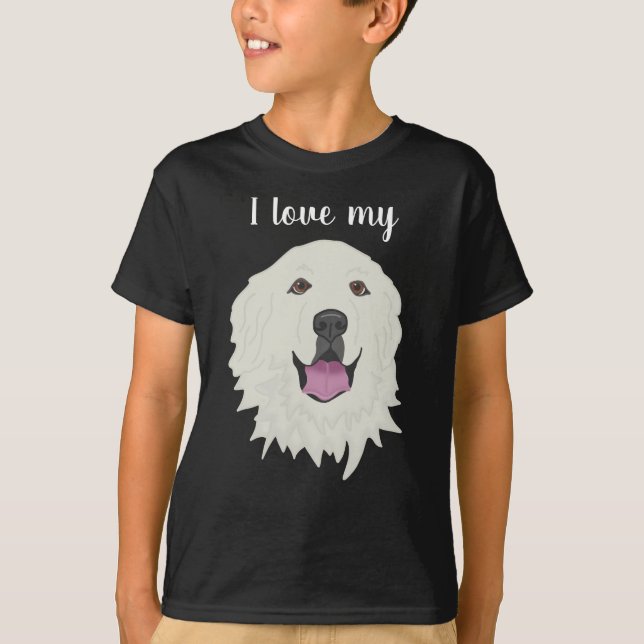 Customizable Great Pyrenees T-Shirt (Front)