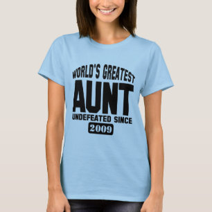 Customizable Greatest Aunt T-Shirt