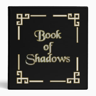 Customizable Greek Key Book of Shadows Binder