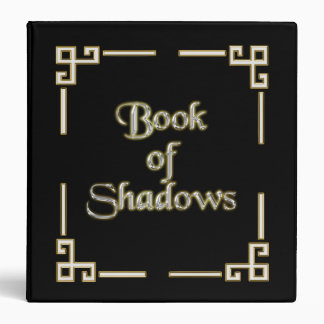 Customizable Greek Key Book of Shadows Binder