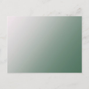 Customizable Green Gradient Postcard