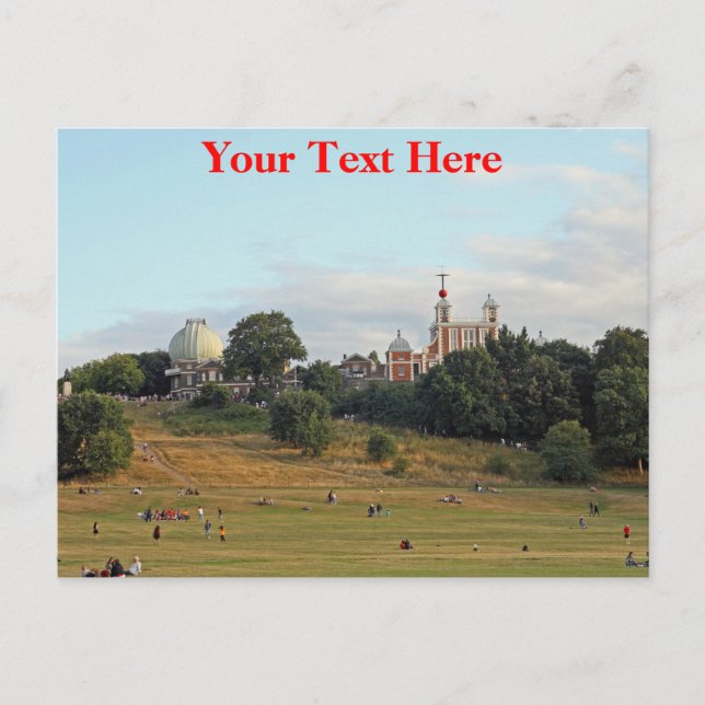 Customizable Greenwich Park, London Postcard (Front)