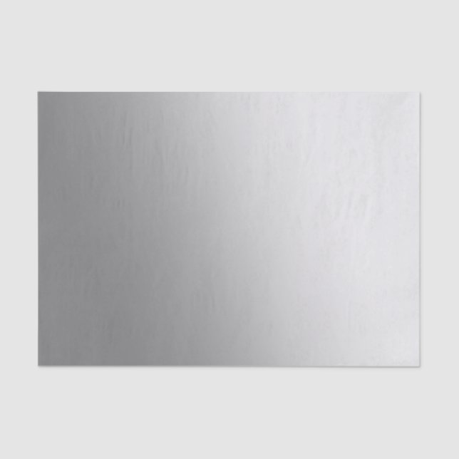 Customizable Grey and White Gradient Tissue Paper (Front)
