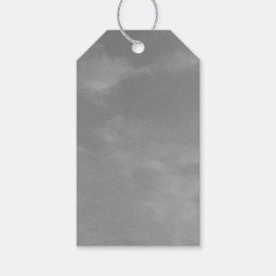 Customizable Grey Sky Gift Tags