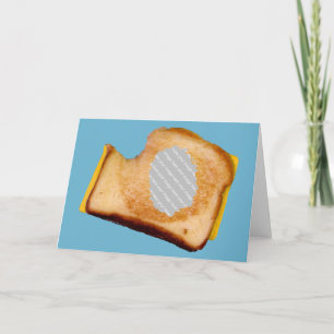 Customizable Grilled Cheese Sandwich Card