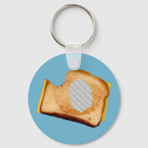 Customizable Grilled Cheese Sandwich Keychain