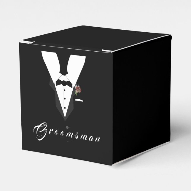 Customizable Groomsman Favour Box (Creator Uploaded)
