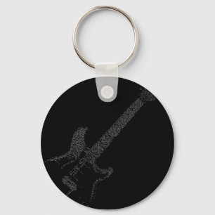 Customizable Guitar Keychain