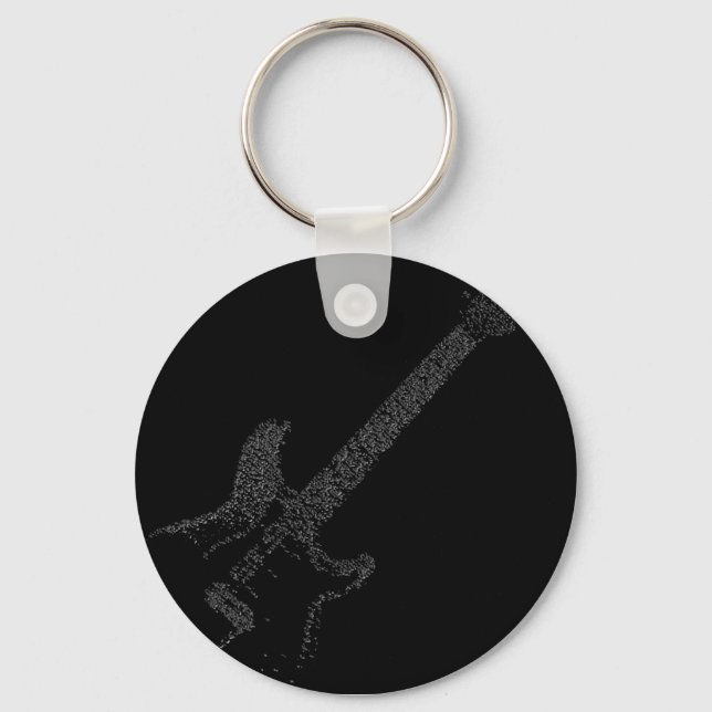 Customizable Guitar Keychain (Front)