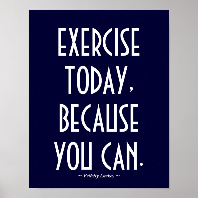 Customizable Gym Poster 50 (Front)