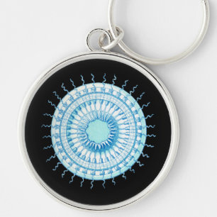 Customizable Haeckel Jellyfish Keychain