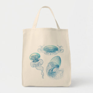 Customizable Haeckel Jellyfish Tote Bag