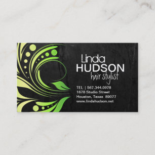 Customizable Hair Stylist Business Cards