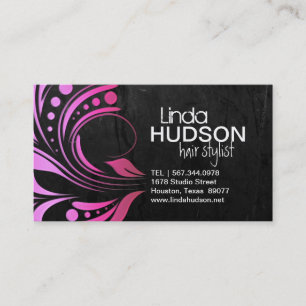 Customizable Hair Stylist Business Cards
