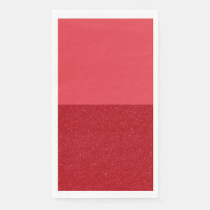 Customizable Half Tomato Red Guest Paper Napkin