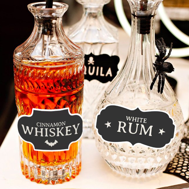 Customizable Halloween Drink Labels (Creator Uploaded)