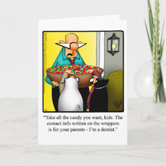 Customizable Halloween Humour Greeting Card